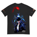 Arise Oversized Black T-Shirt – Solo Leveling Anime Graphic