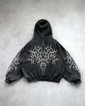 Frost Thorn Hoodie Black Oversized - Offday