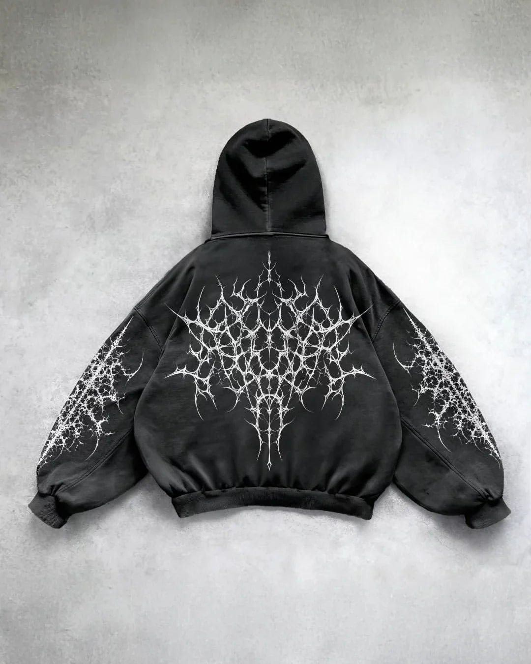 Frost Thorn Hoodie Black Oversized - Offday
