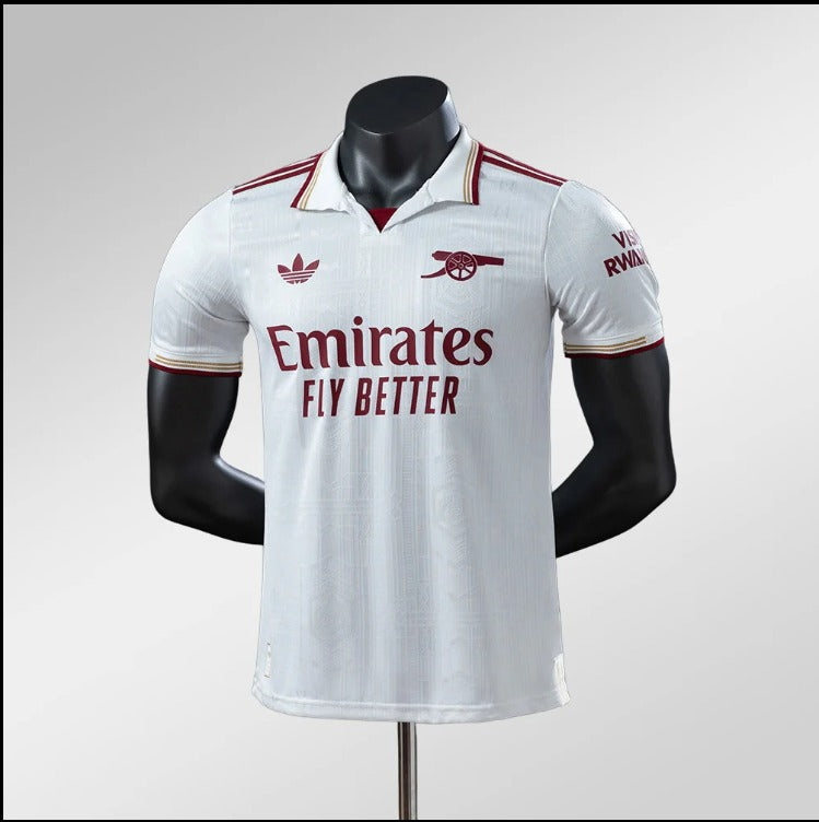 Arsenal White Away Football Jersey – Emirates Fly Better Adidas Kit