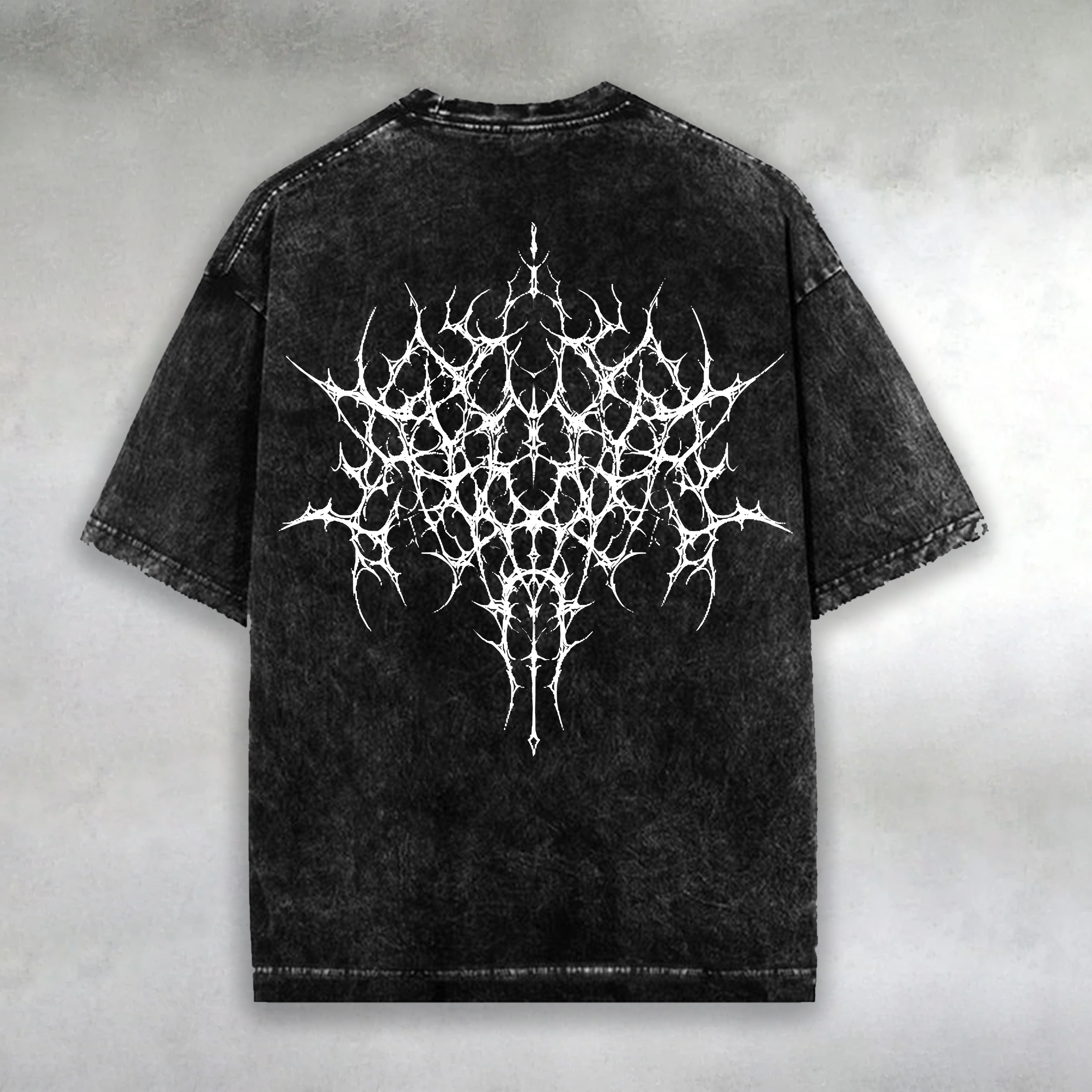 Demon Scar White Graphic Oversized T-Shirt | Offday Streetwear